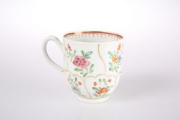 A WORCESTER COFFEE CUP, CIRCA 1770