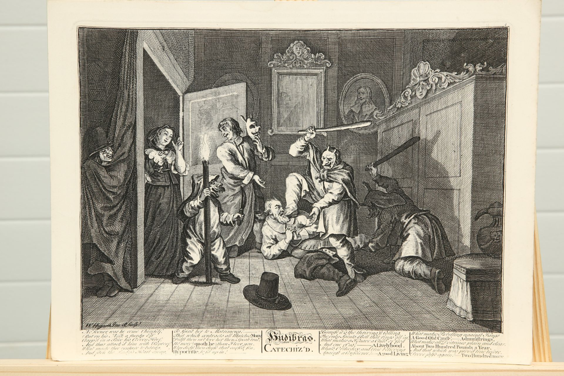 AFTER HOGARTH, NINE UNFRAMED ENGRAVINGS. - Bild 6 aus 9