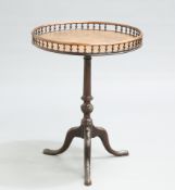 A MAHOGANY SILVER TABLE IN 18TH CENTURY STYLE