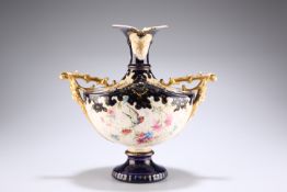 A ROYAL BONN TWO-HANDLED VASE