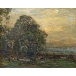 HERBERT ROYLE (1870-1958), THE SHEEP FLOCK