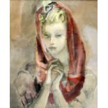 RAJMUND KANELBA (POLISH, 1897-1960), PORTRAIT OF A LADY