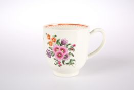 A WORCESTER COFFEE CUP, CIRCA 1770