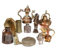 A COLLECTION OF SINO-TIBETAN, INDIAN AND CHINESE METALWORK