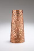 AN ARTS AND CRAFTS COPPER TANKARD