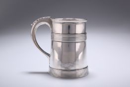 A GEORGE III SILVER MUG