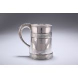 A GEORGE III SILVER MUG