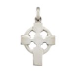 A ST COLUMBA PILLOW CROSS SILVER PENDANT BY ALEXANDER RITCHIE