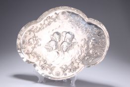 A VICTORIAN SILVER TRAY, by William Comyns & Sons, London 1898