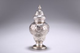 AN INDIAN COLONIAL SILVER CASTER