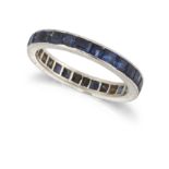 A SAPPHIRE ETERNITY RING