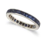 A SAPPHIRE ETERNITY RING