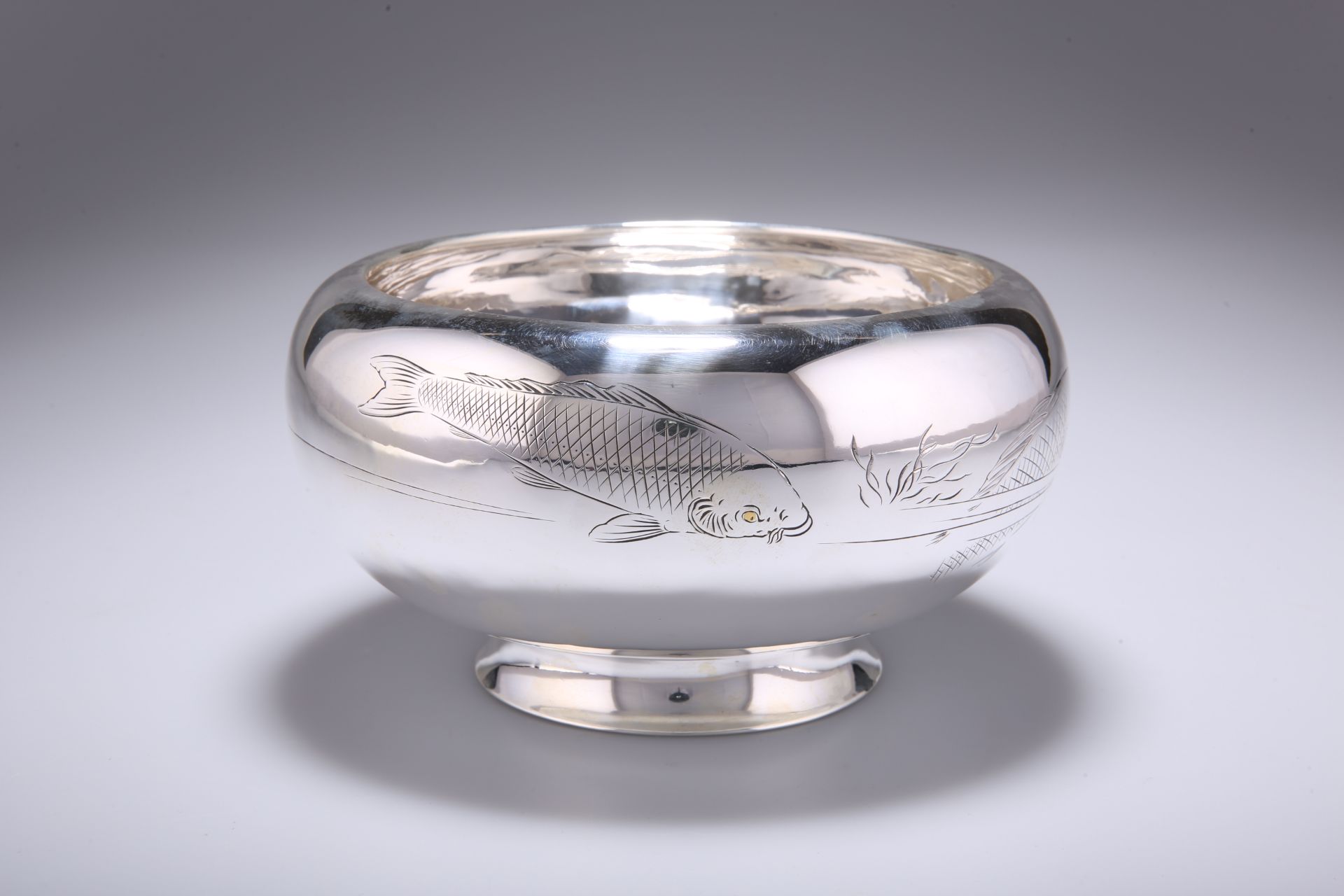 A JAPANESE SILVER BOWL