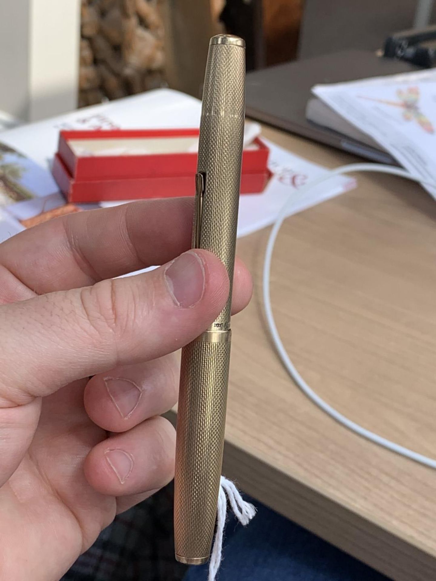 A WATERMAN'S 9 CARAT GOLD FOUNTAIN PEN - Image 9 of 10