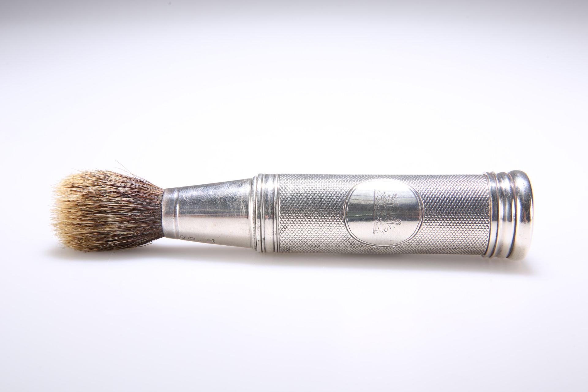 A VICTORIAN SILVER SHAVING BRUSH - Image 2 of 4