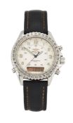 A GENTLEMAN'S BREITLING INTRUDER REVEIL QUARTZ WATCH