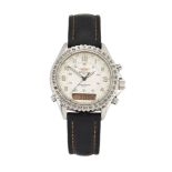 A GENTLEMAN'S BREITLING INTRUDER REVEIL QUARTZ WATCH