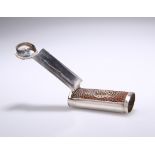 A WILLIAM IV SILVER NUTMEG GRATER