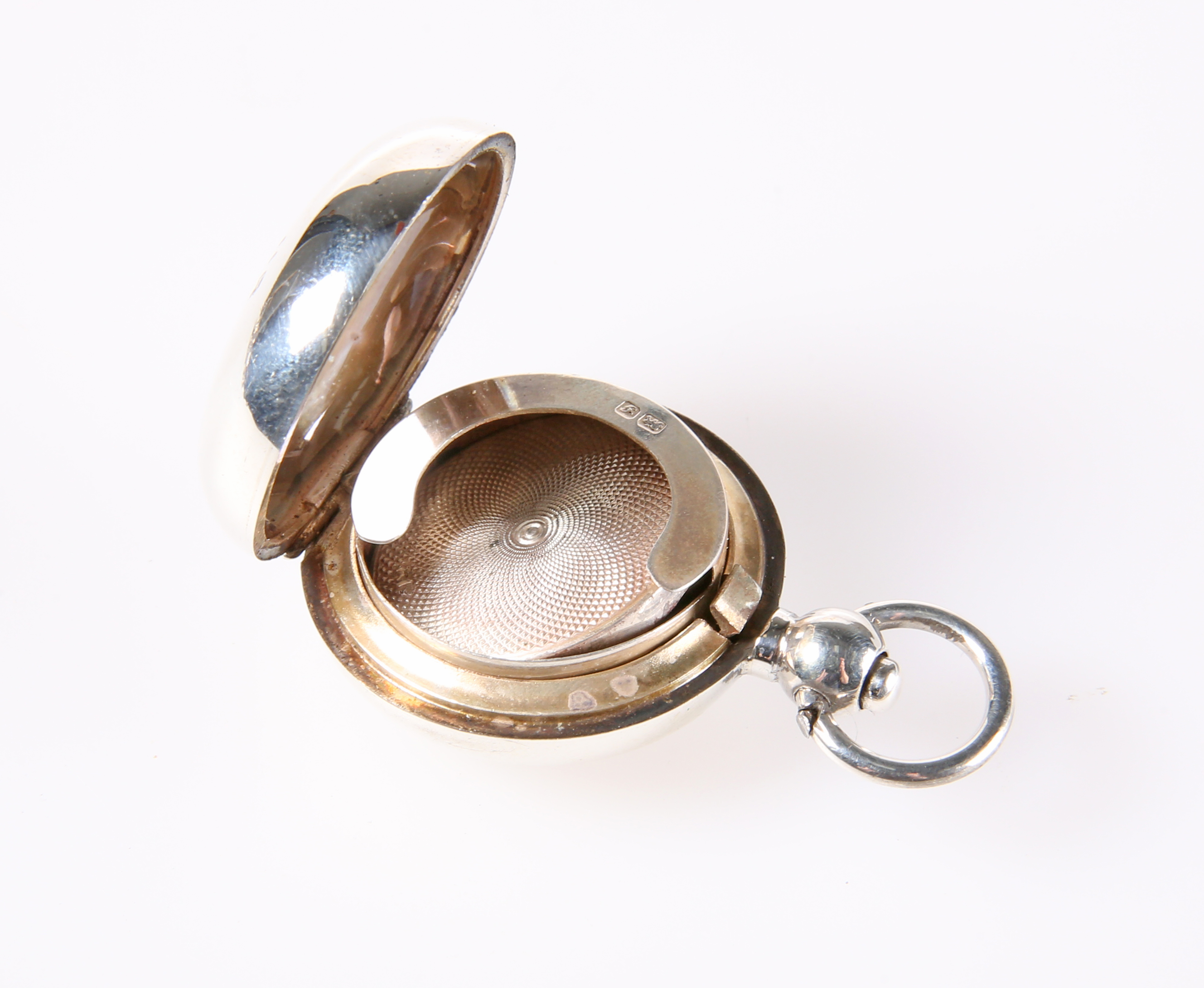 AN EDWARDIAN SILVER SOVEREIGN CASE - Image 2 of 2