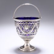 A GEORGE III SILVER SUGAR BASKET