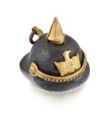 A MINIATURE PICKELHAUBE CHARM