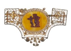 A LATE 19TH/EARLY 20TH CENTURY BROOCH