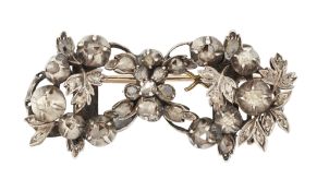 A LATE 18TH/EARLY 19TH CENTURY DIAMOND BROOCH