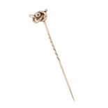 A 9CT STICK PIN