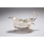 A GEORGE V SILVER SAUCE BOAT, IN GEORGE III STYLE, by P G Dodd & Son, London 1932