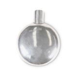 A VICTORIAN SILVER SCENT FLASK, by Sampson Mordan & Co