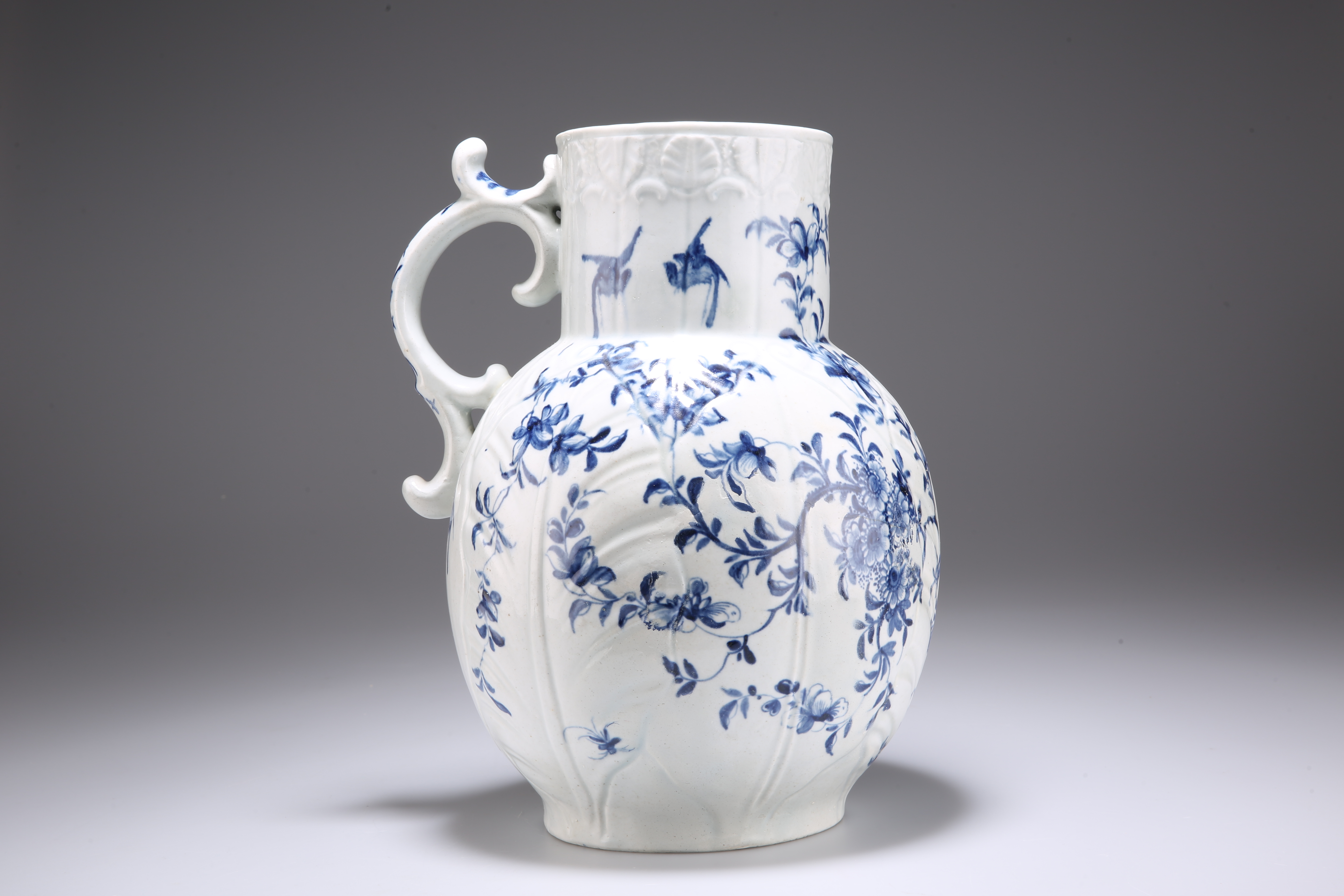 A LARGE WORCESTER DUTCH JUG - Image 2 of 2