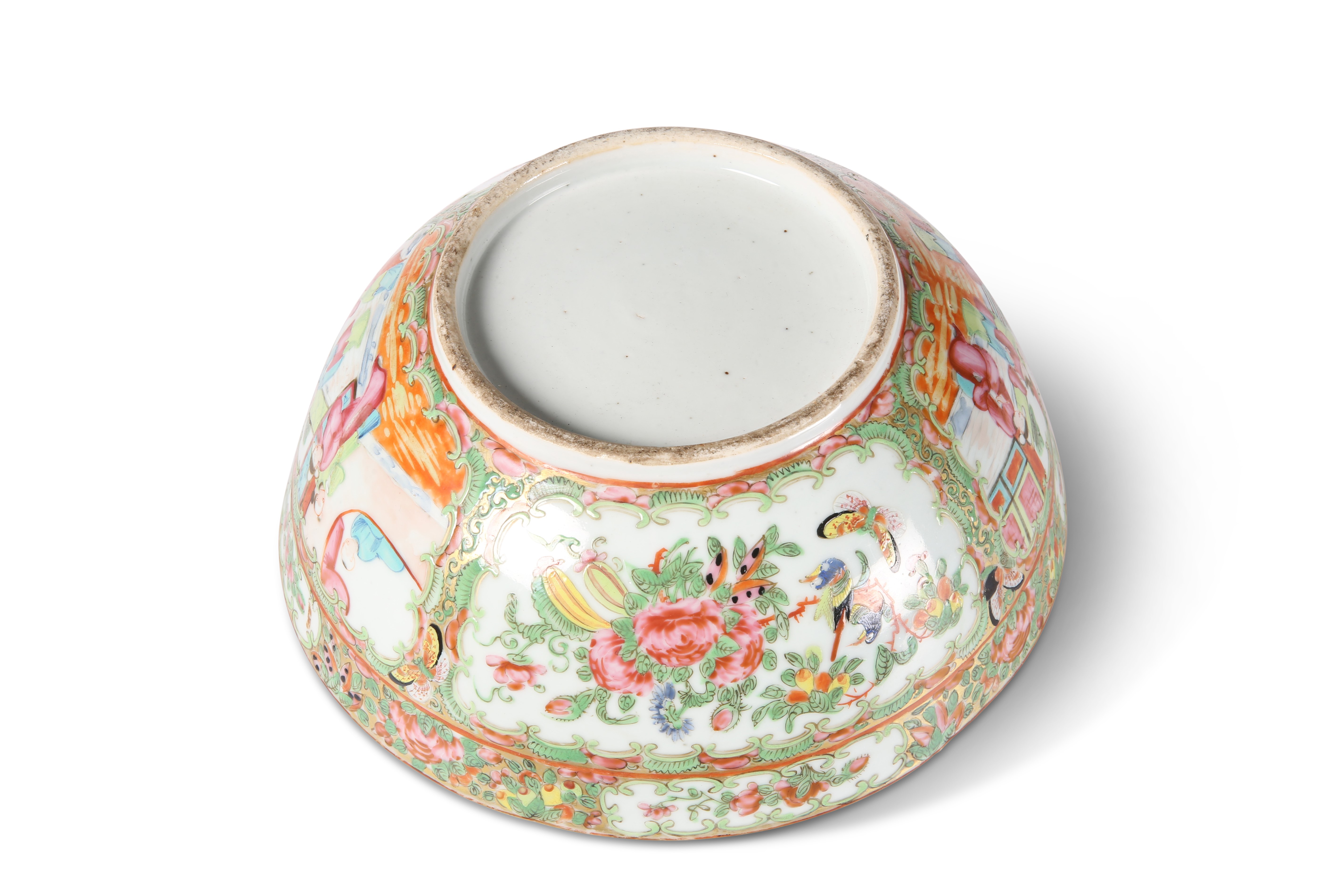 A CANTONESE FAMILLE ROSE BOWL - Image 2 of 2