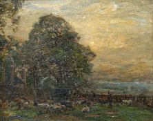 HERBERT ROYLE (1870-1958), THE SHEEP FLOCK