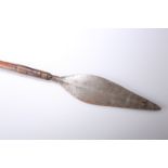 TRIBAL: A SPEAR, probably Zulu. 126.5cm