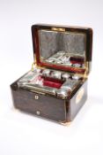 A FINE QUALITY VICTORIAN COROMANDEL VANITY CASE