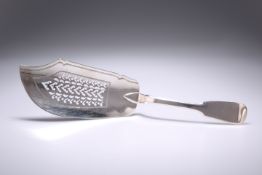 A WILLIAM IV SILVER FISH SLICE