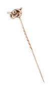 A 9CT STICK PIN