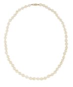 A CULTURED PEARL NECKLACE