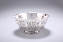 A CHINESE SILVER BOWL