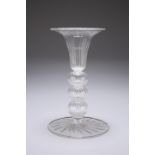 A SALVIATI GLASS CANDLESTICK