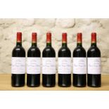 6 BOTTLES CHATEAU HAUT-BAGES LIBERAL GRAND CRU CLASE PAUILLAC 2000 PART OF THE RESIDUAL CONTENTS