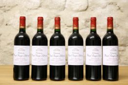 6 BOTTLES CHATEAU HAUT-BAGES LIBERAL GRAND CRU CLASE PAUILLAC 2000 PART OF THE RESIDUAL CONTENTS