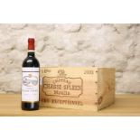 6 BOTTLES CHATEAU CHASSE SPLEEN CRU EXCEPTIONNEL MOULIS EN MEDOC 2000 (IN OWC)    PART OF THE