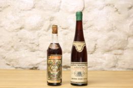 2 OLD RARE BOTTLES COMPRISING : 1 BOTTLE NIERSTEINER OELBERG SPATLESE ESTATE GUSTAV ADOLF SCHMITT