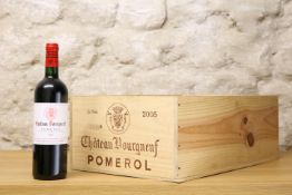 6 BOTTLES CHATEAU BOURGNEUF GRAND VIN DE POMEROL 2005 (IN OWC)      PART OF THE RESIDUAL CONTENTS OF