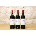 3 BOTTLES ‘LES FIEFS DE LAGRANGE’ ST JULIEN 1996 (all hin) (2nd Wine of Chateau Lagrange Grand Cru