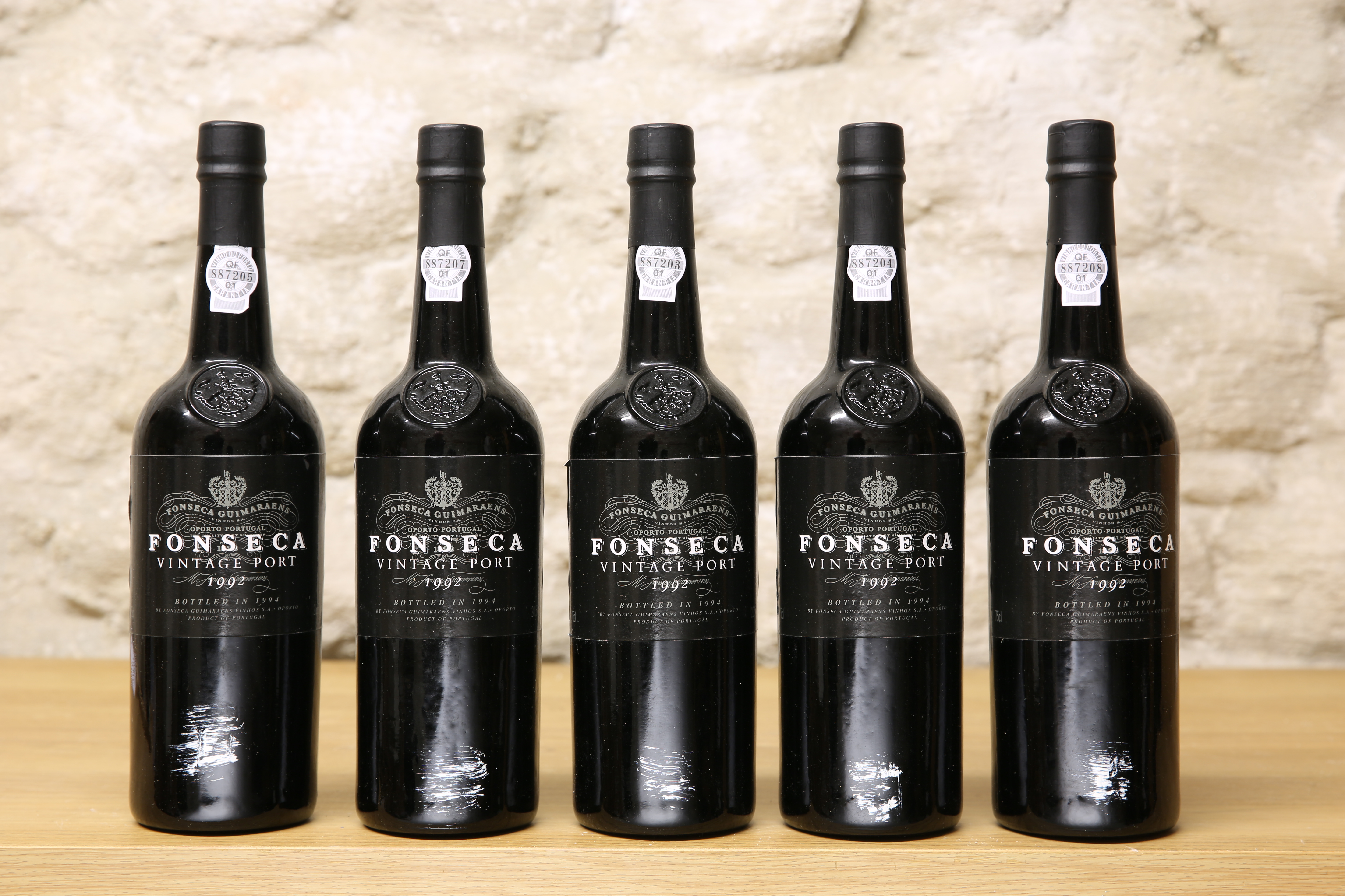 5 BOTTLES FONSECA VINTAGE PORT 1992