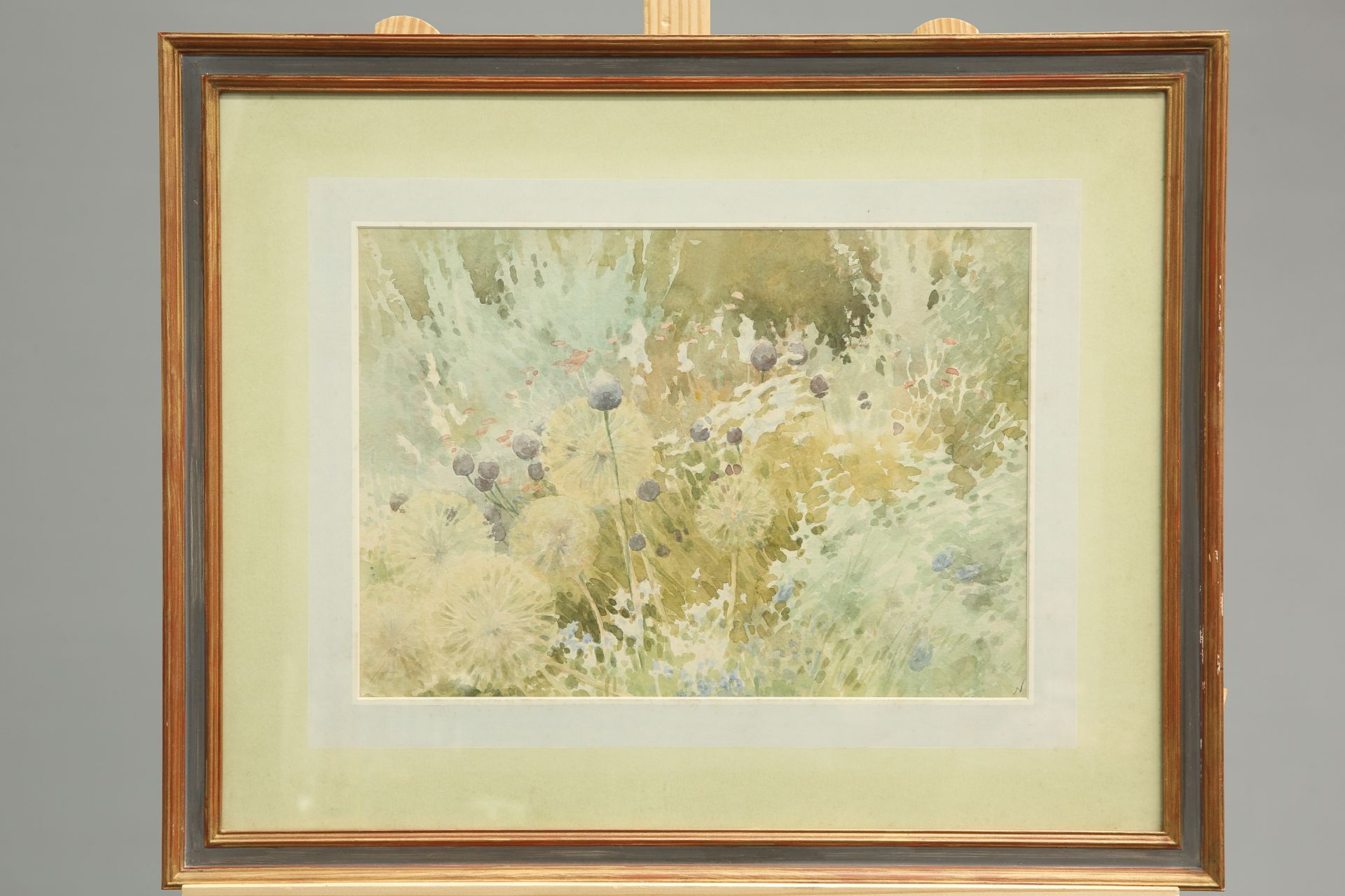 ~ KATE GERBER (20TH CENTURY), FOXGLOVES, signed lower right, watercolour, framed, 36.5cm by 24cm; - Image 3 of 5