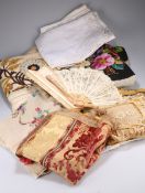A COLLECTION OF 19TH CENTURY AND LATER TEXTILES