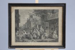 ~ WILLIAM HOGARTH, "AN ELECTION ENTERTAINMENT, PLATE 1", "CANVASSING FOR VOTES, PLATE III", "